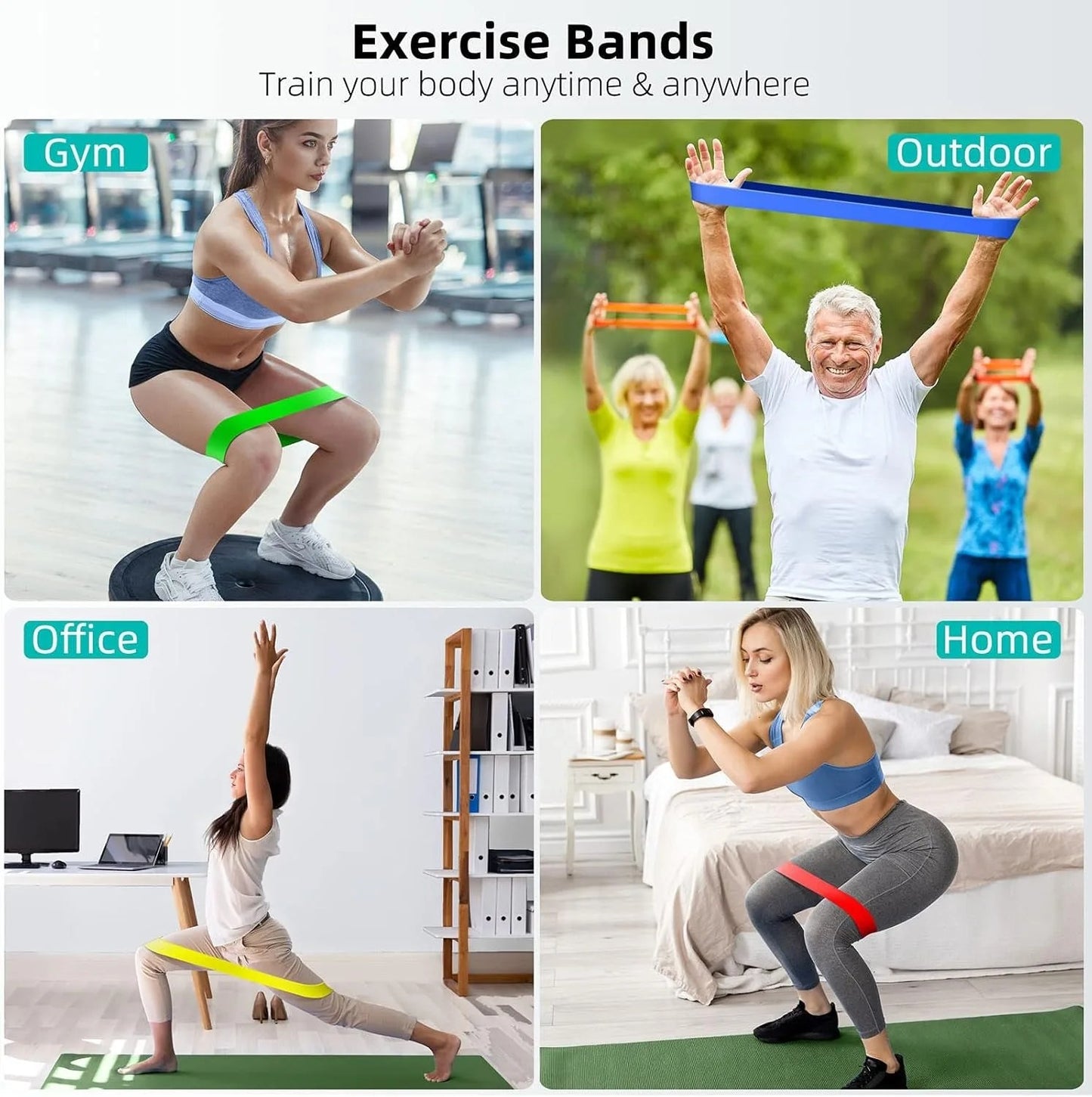 TPE Resistance Bands Fitness Set